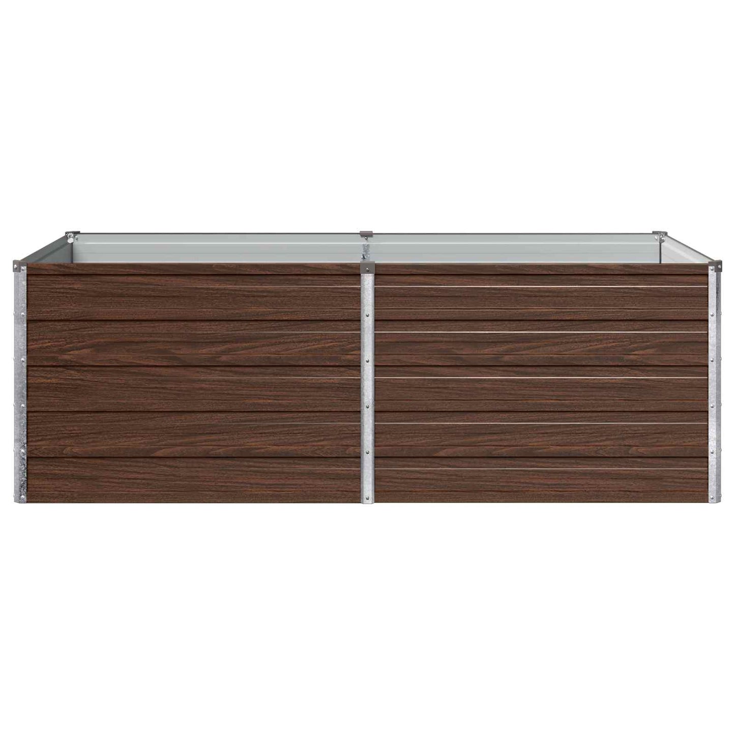 Raised Garden Bed Black 160 x 80 x 55 cm cold-rolled steel