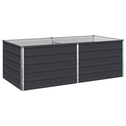 Raised Garden Bed Anthracite 160 x 80 x 55 cm cold-rolled steel