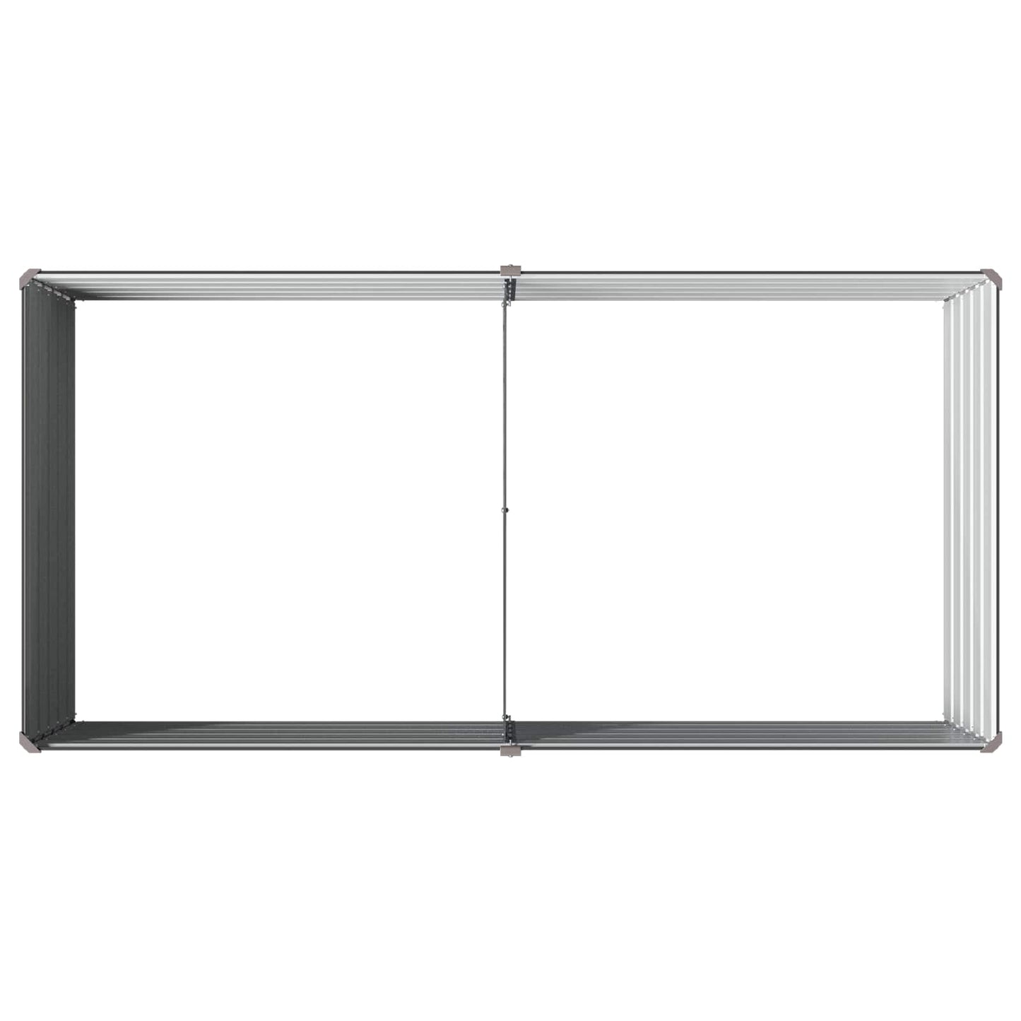 Raised Garden Bed Anthracite 160 x 80 x 55 cm cold-rolled steel
