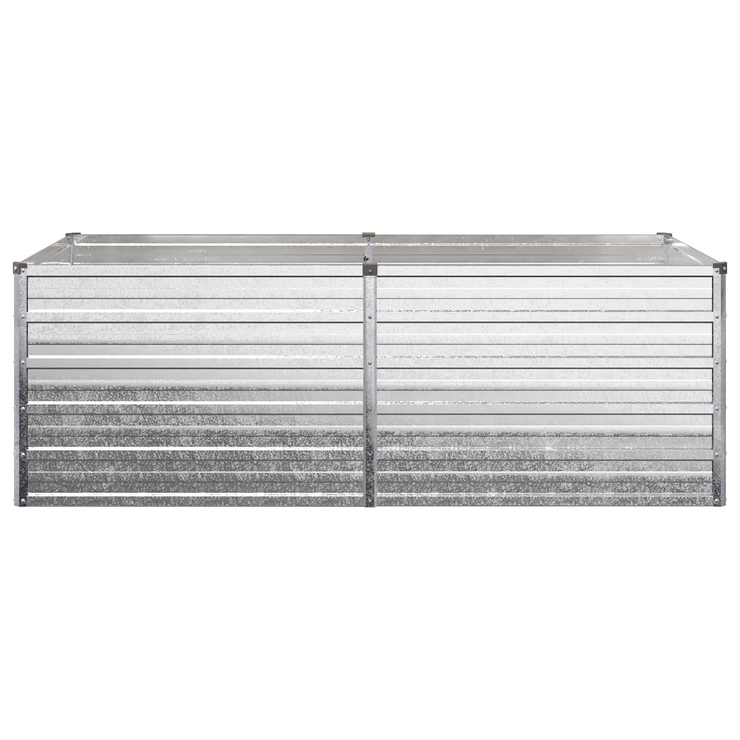 Raised Garden Bed Silver 160 x 80 x 55 cm galvanized