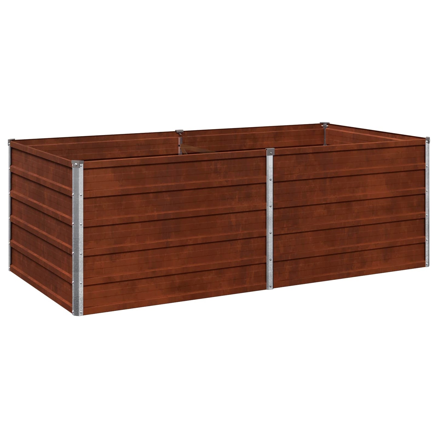 Raised Garden Bed Rusty 160 x 80 x 55 cm corton