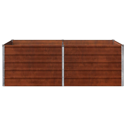 Raised Garden Bed Rusty 160 x 80 x 55 cm corton