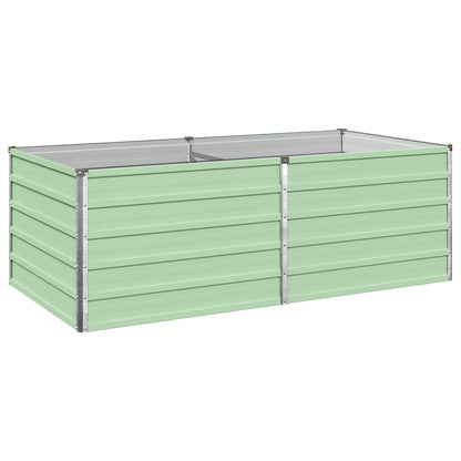 Raised Garden Bed Pastel Green 160 x 80 x 55 cm
