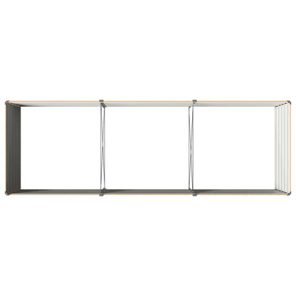 Raised Garden Bed Natural 240 x 80 x 55 cm cold-rolled steel