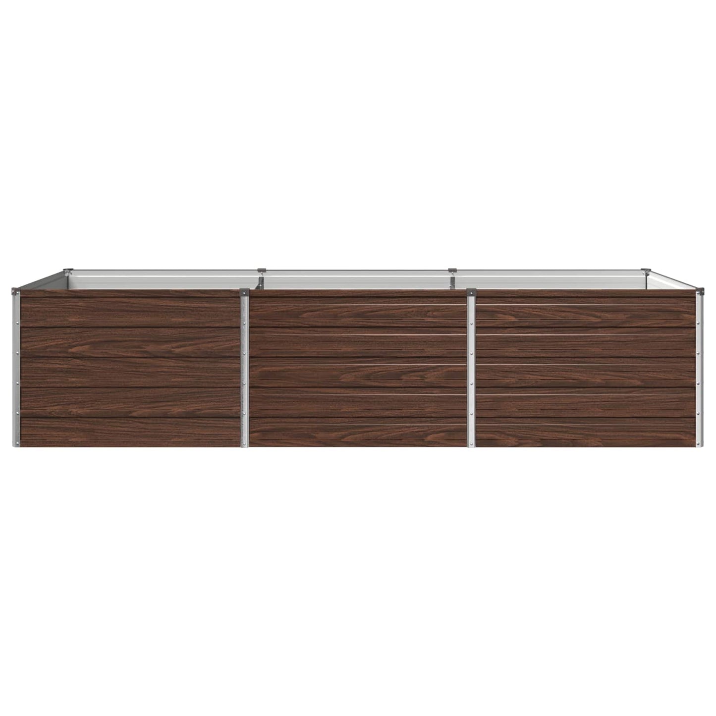 Raised Garden Bed Black 240 x 80 x 55 cm cold-rolled steel