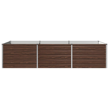 Raised Garden Bed Black 240 x 80 x 55 cm cold-rolled steel