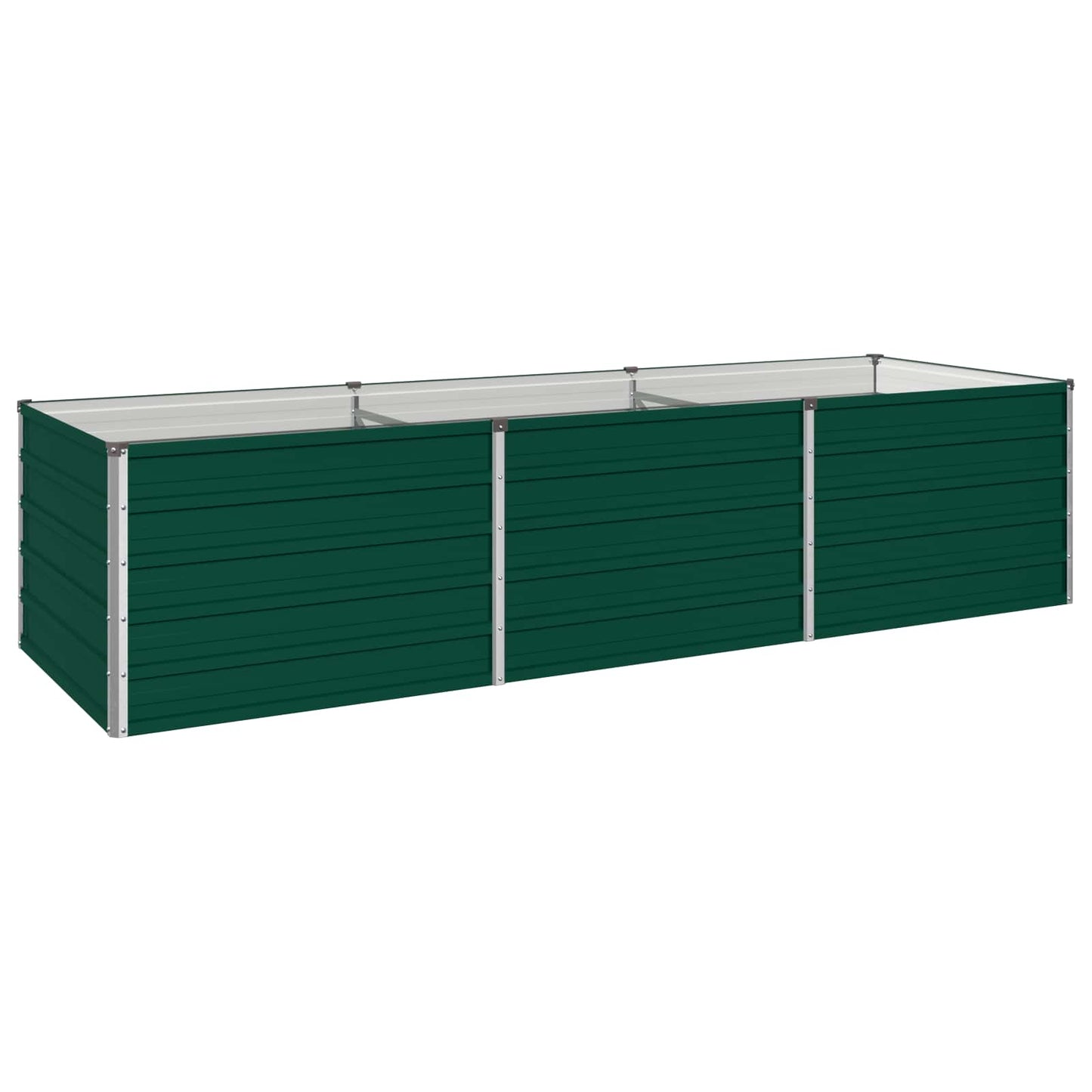 Raised Garden Bed Green 240 x 80 x 55 cm cold-rolled steeel