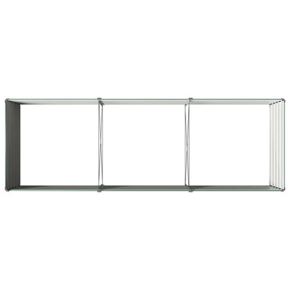 Raised Garden Bed Green 240 x 80 x 55 cm cold-rolled steeel