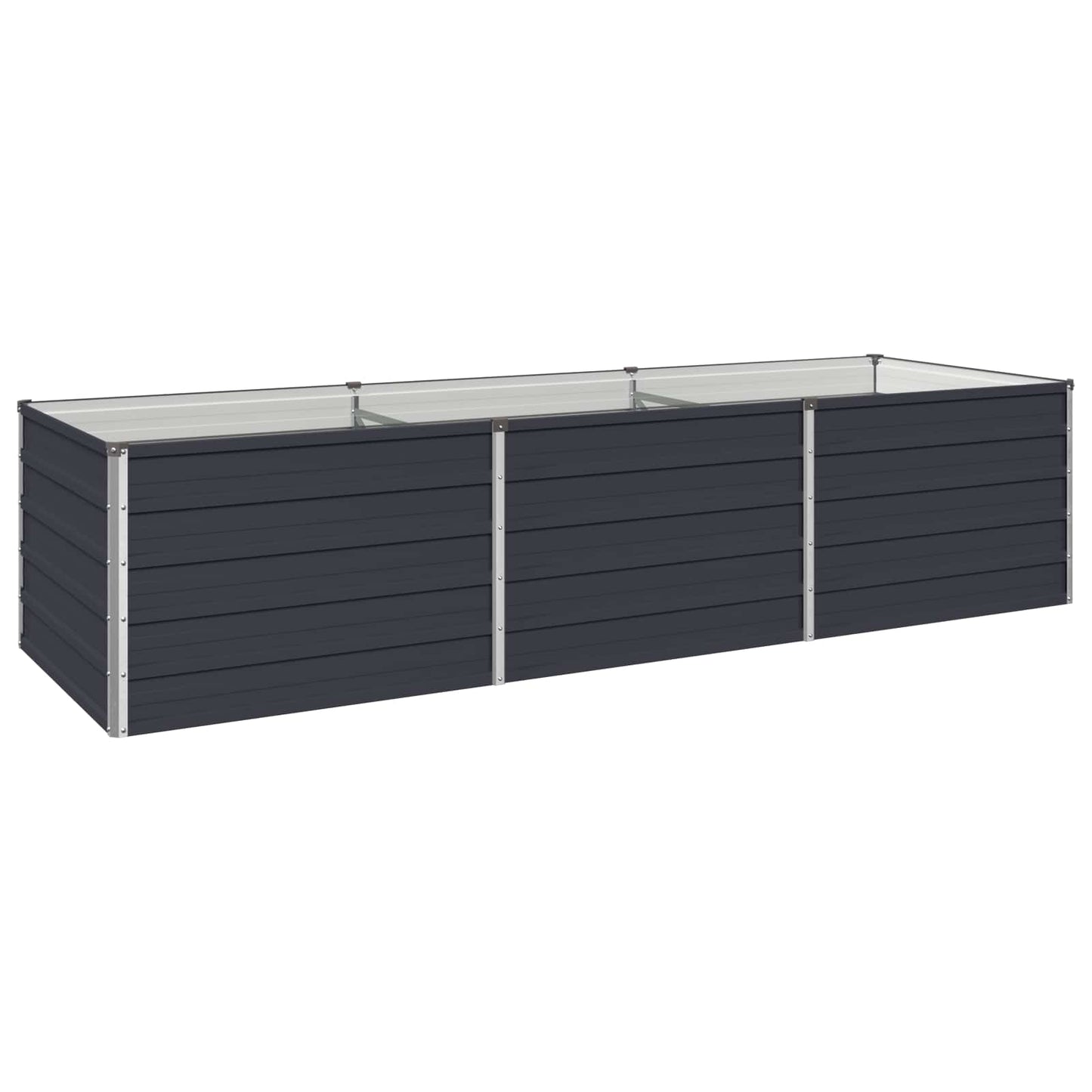 Raised Garden Bed Anthracite 240 x 80 x 55 cm cold-rolled steel