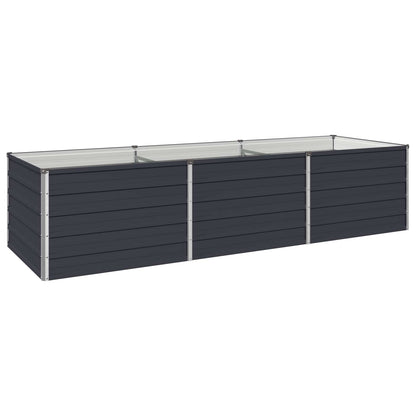 Raised Garden Bed Anthracite 240 x 80 x 55 cm cold-rolled steel