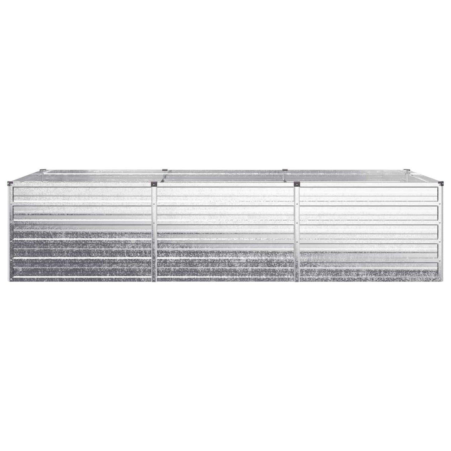 Raised Garden Bed Silver 240 x 80 x 55 cm galvanized