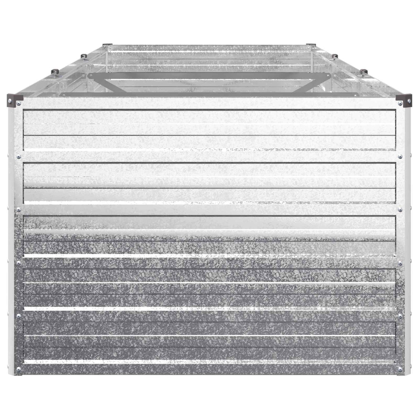 Raised Garden Bed Silver 240 x 80 x 55 cm galvanized