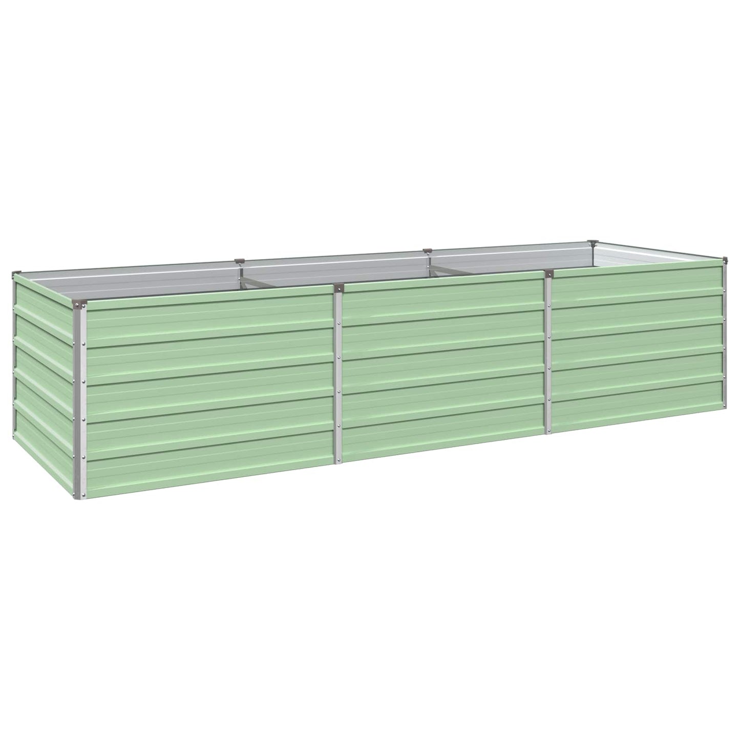 Raised Garden Bed Pastel Green 240 x 80 x 55 cm