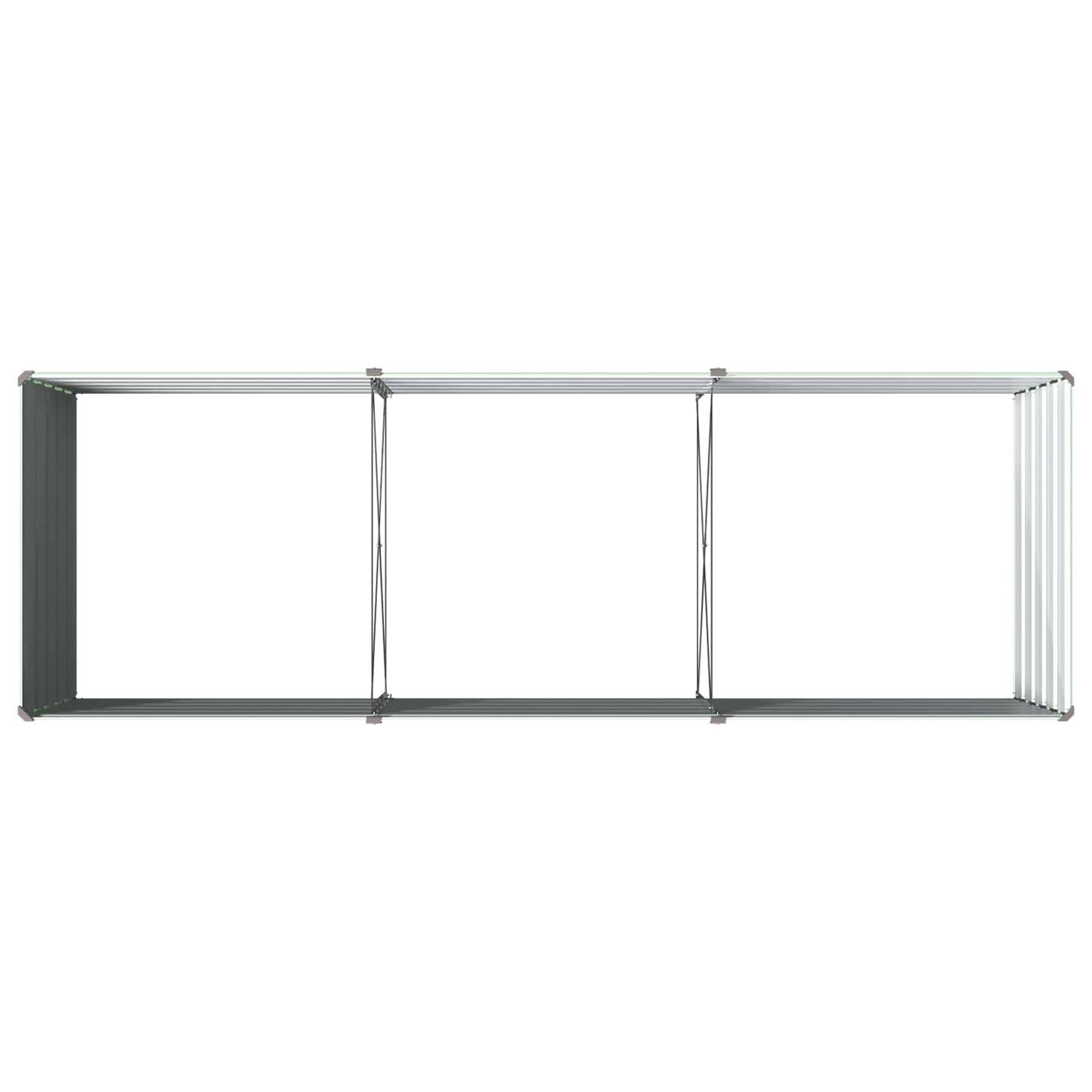 Raised Garden Bed Pastel Green 240 x 80 x 55 cm