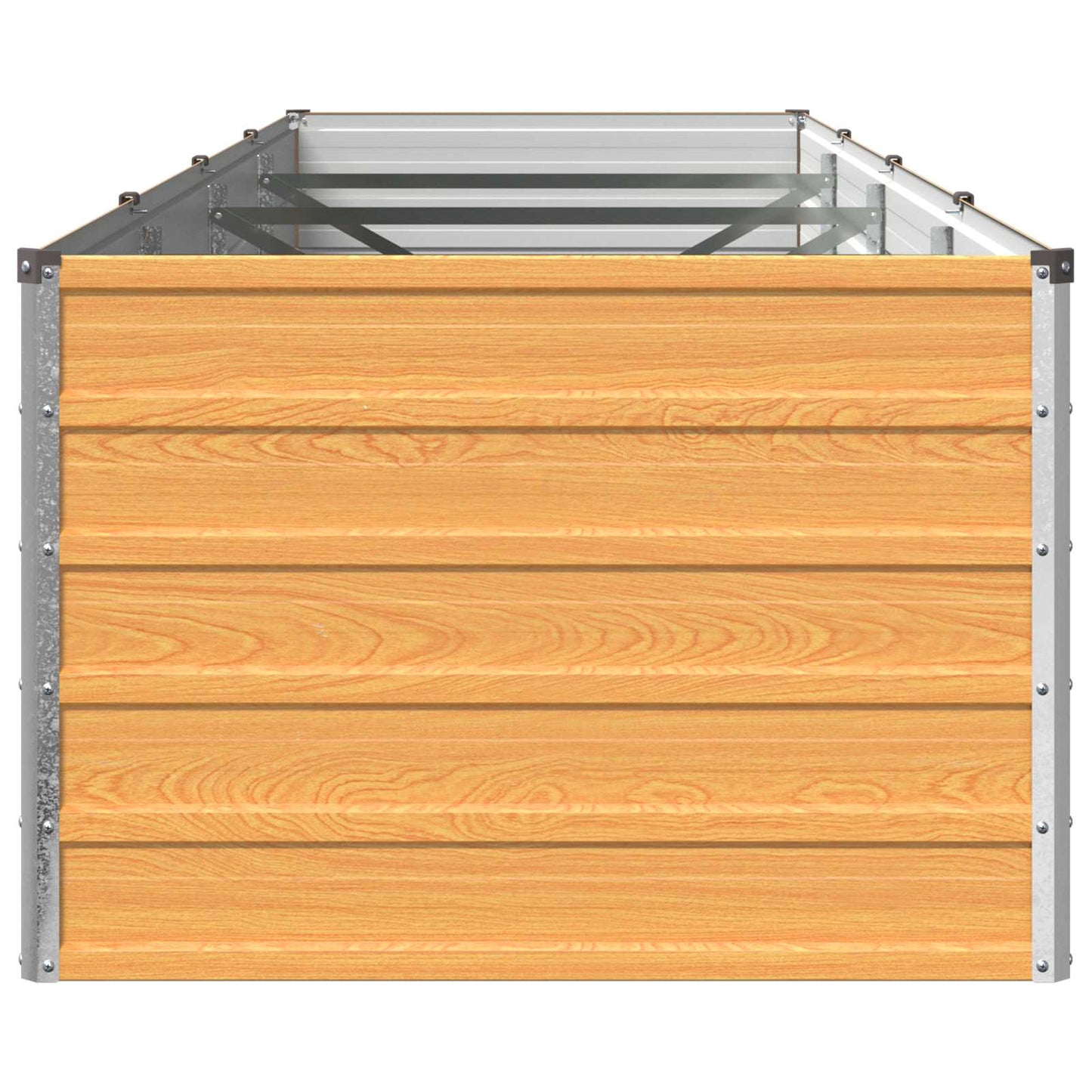 Raised Garden Bed Natural 320 x 80 x 55 cm cold-rolled steel