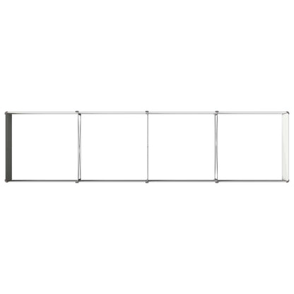 Raised Garden Bed Grey 320 x 80 x 55 cm cold-rolled steel
