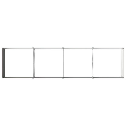 Raised Garden Bed Brown 320 x 80 x 55 cm cold-rolled steel