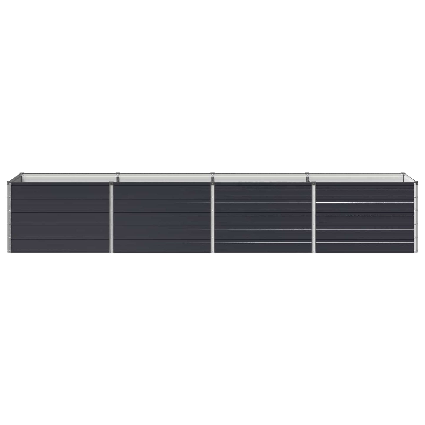Raised Garden Bed Anthracite 320 x 80 x 55 cm cold-rolled steel