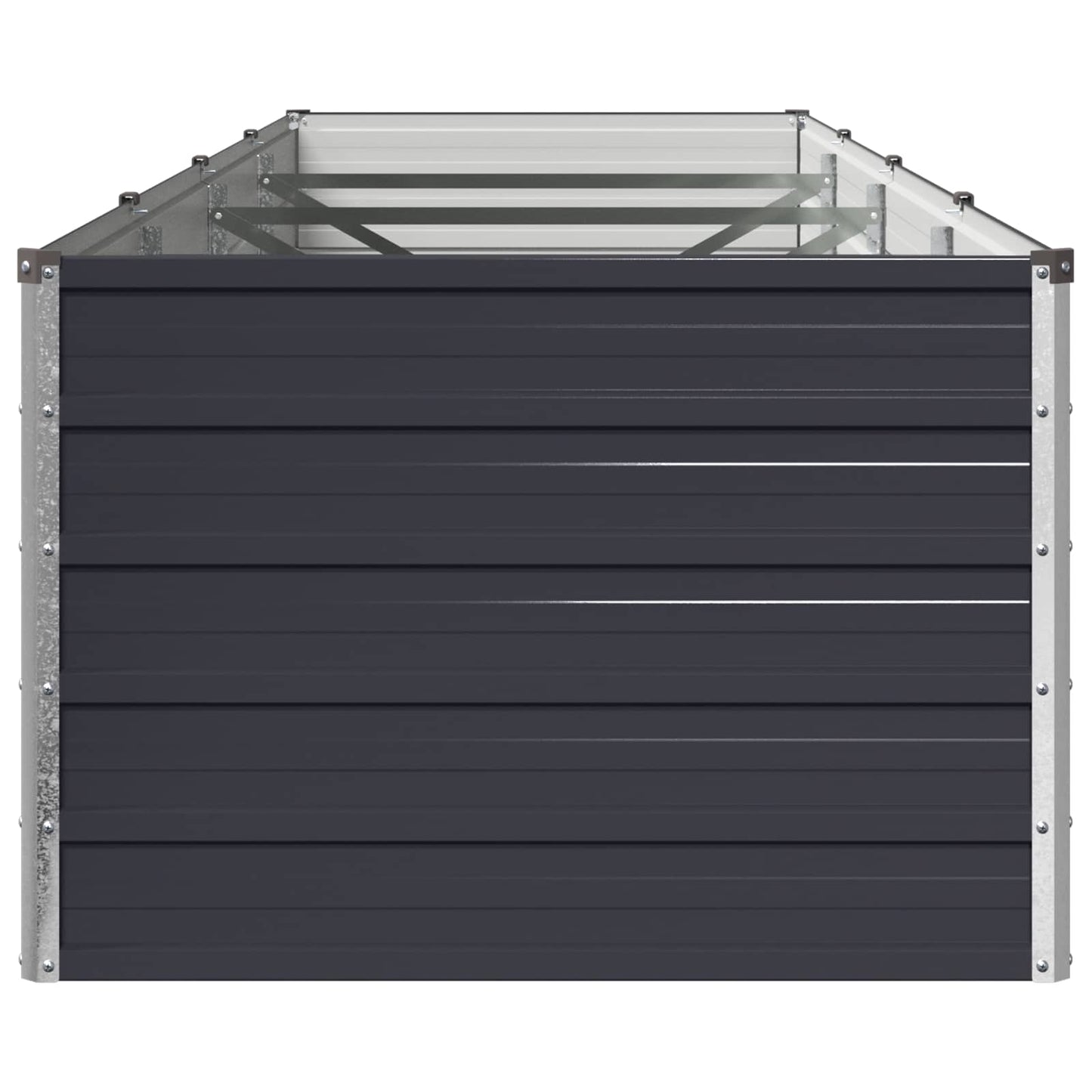 Raised Garden Bed Anthracite 320 x 80 x 55 cm cold-rolled steel