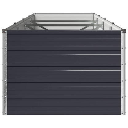 Raised Garden Bed Anthracite 320 x 80 x 55 cm cold-rolled steel