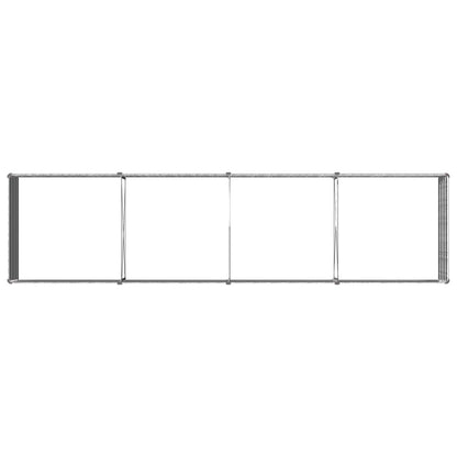Raised Garden Bed Silver 320 x 80 x 55 cm galvanized