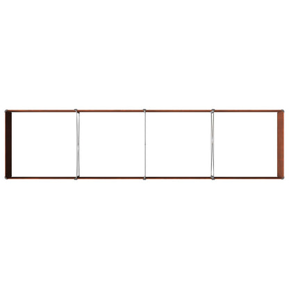 Raised Garden Bed Rusty 320 x 80 x 55 cm corton