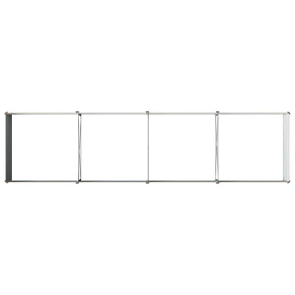 Raised Garden Bed Ivory 320 x 80 x 55 cm cold-rolled steel