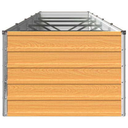 Raised Garden Bed Natural 400 x 80 x 55 cm cold-rolled steel