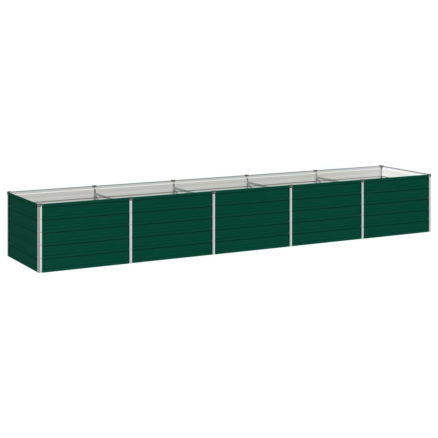 Raised Garden Bed Green 400 x 80 x 55 cm cold-rolled steeel
