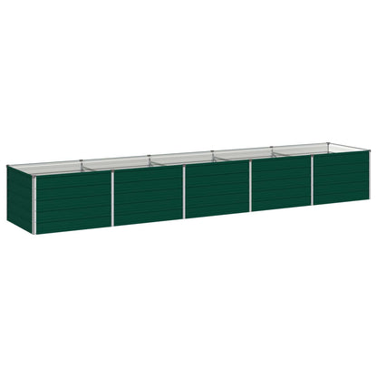 Raised Garden Bed Green 400 x 80 x 55 cm cold-rolled steeel