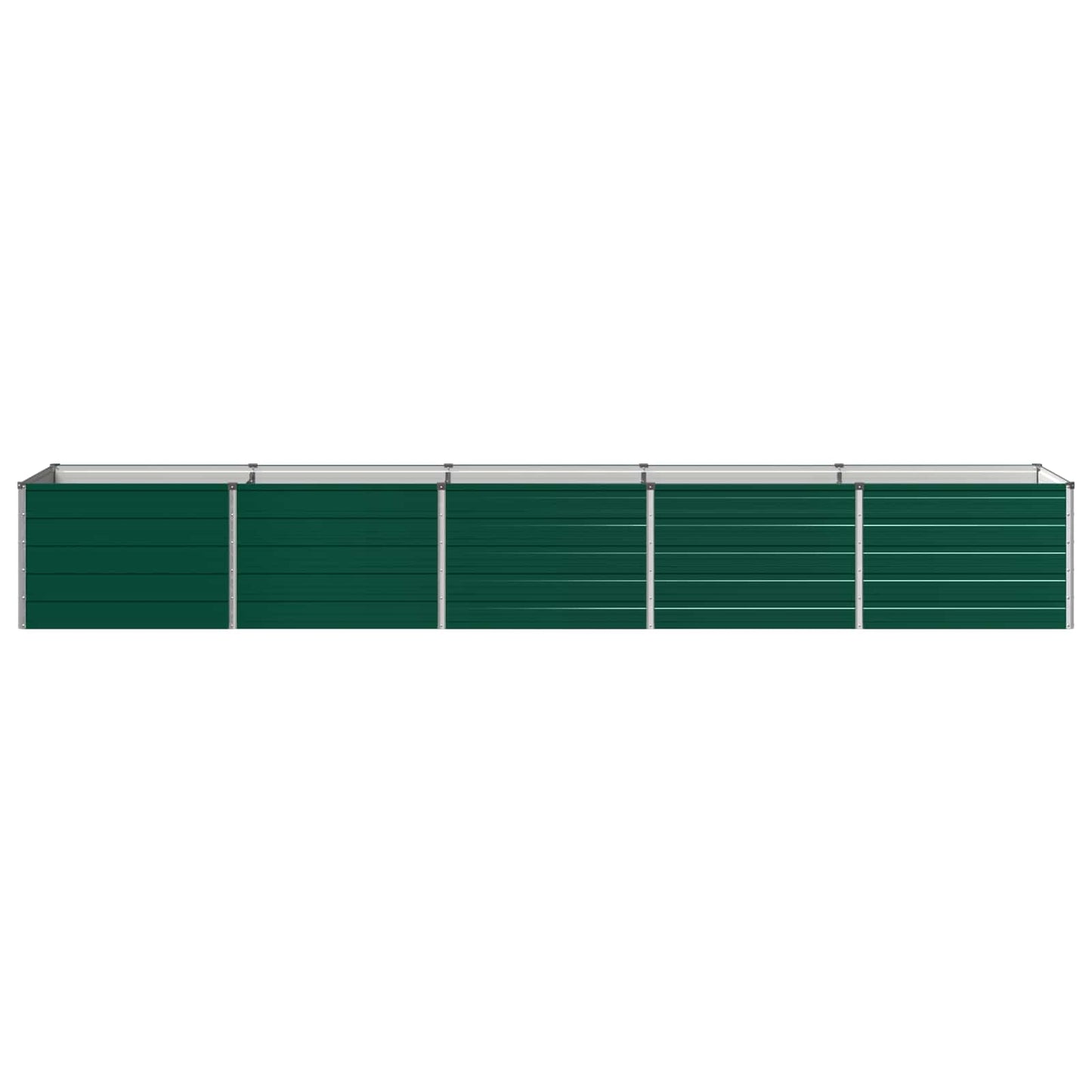 Raised Garden Bed Green 400 x 80 x 55 cm cold-rolled steeel