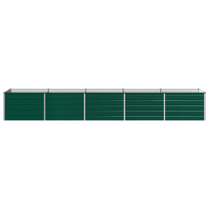 Raised Garden Bed Green 400 x 80 x 55 cm cold-rolled steeel
