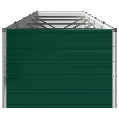Raised Garden Bed Green 400 x 80 x 55 cm cold-rolled steeel
