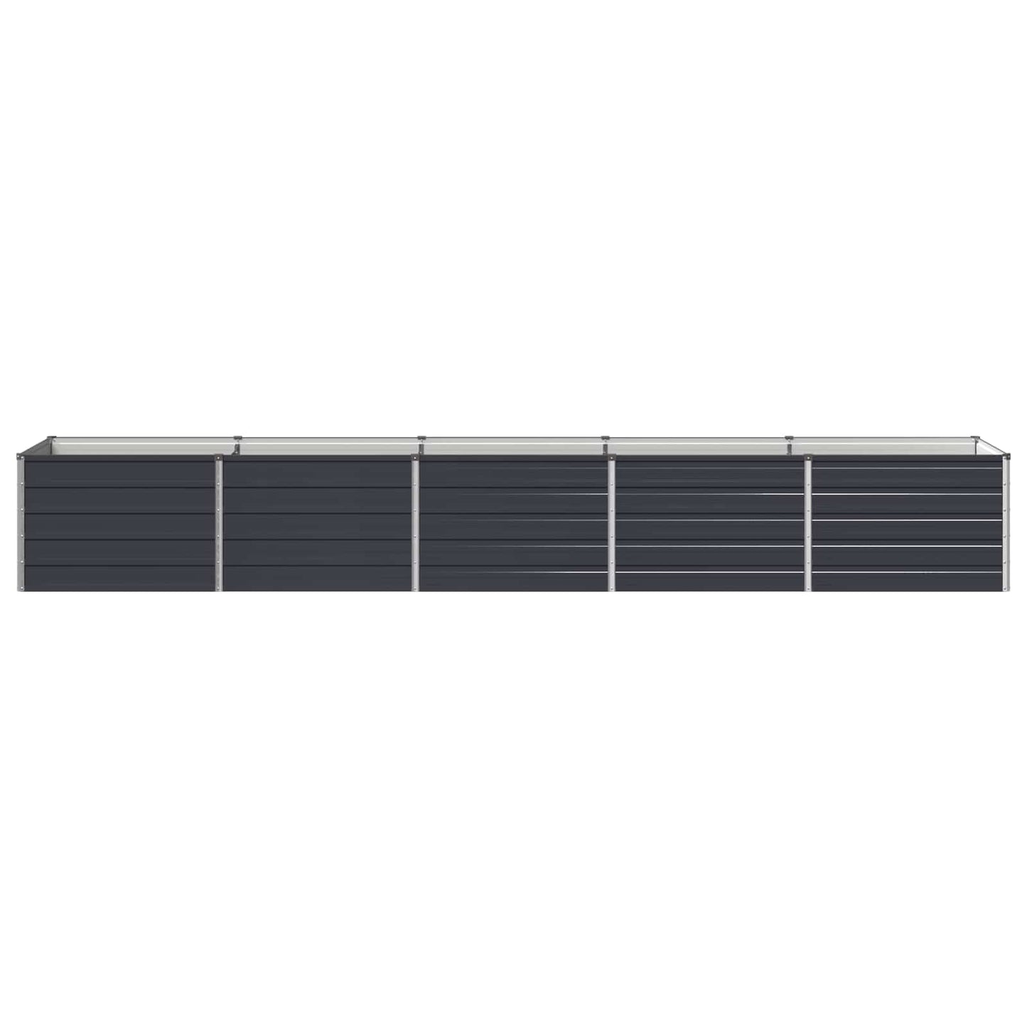 Raised Garden Bed Anthracite 400 x 80 x 55 cm cold-rolled steel