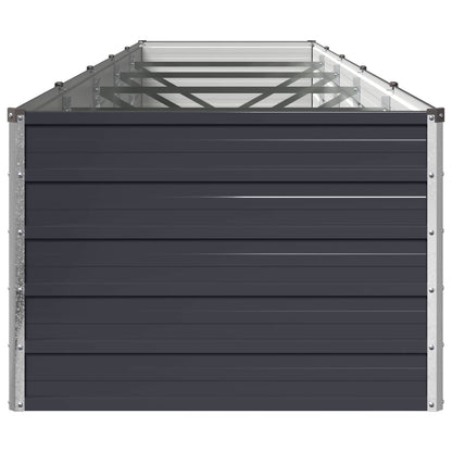 Raised Garden Bed Anthracite 400 x 80 x 55 cm cold-rolled steel
