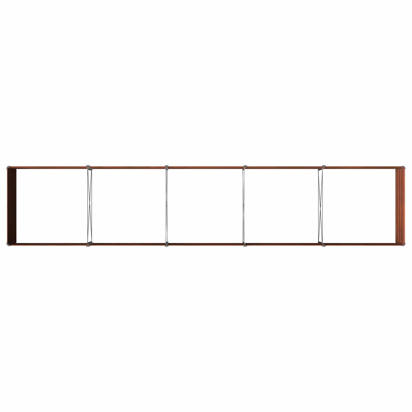 Raised Garden Bed Rusty 400 x 80 x 55 cm corton