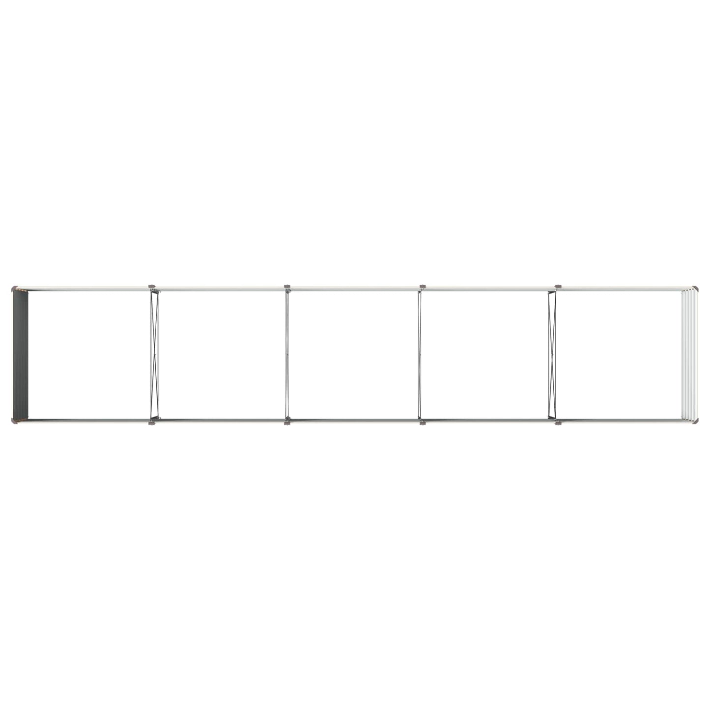 Raised Garden Bed Ivory 400 x 80 x 55 cm cold-rolled steel