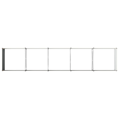 Raised Garden Bed Ivory 400 x 80 x 55 cm cold-rolled steel
