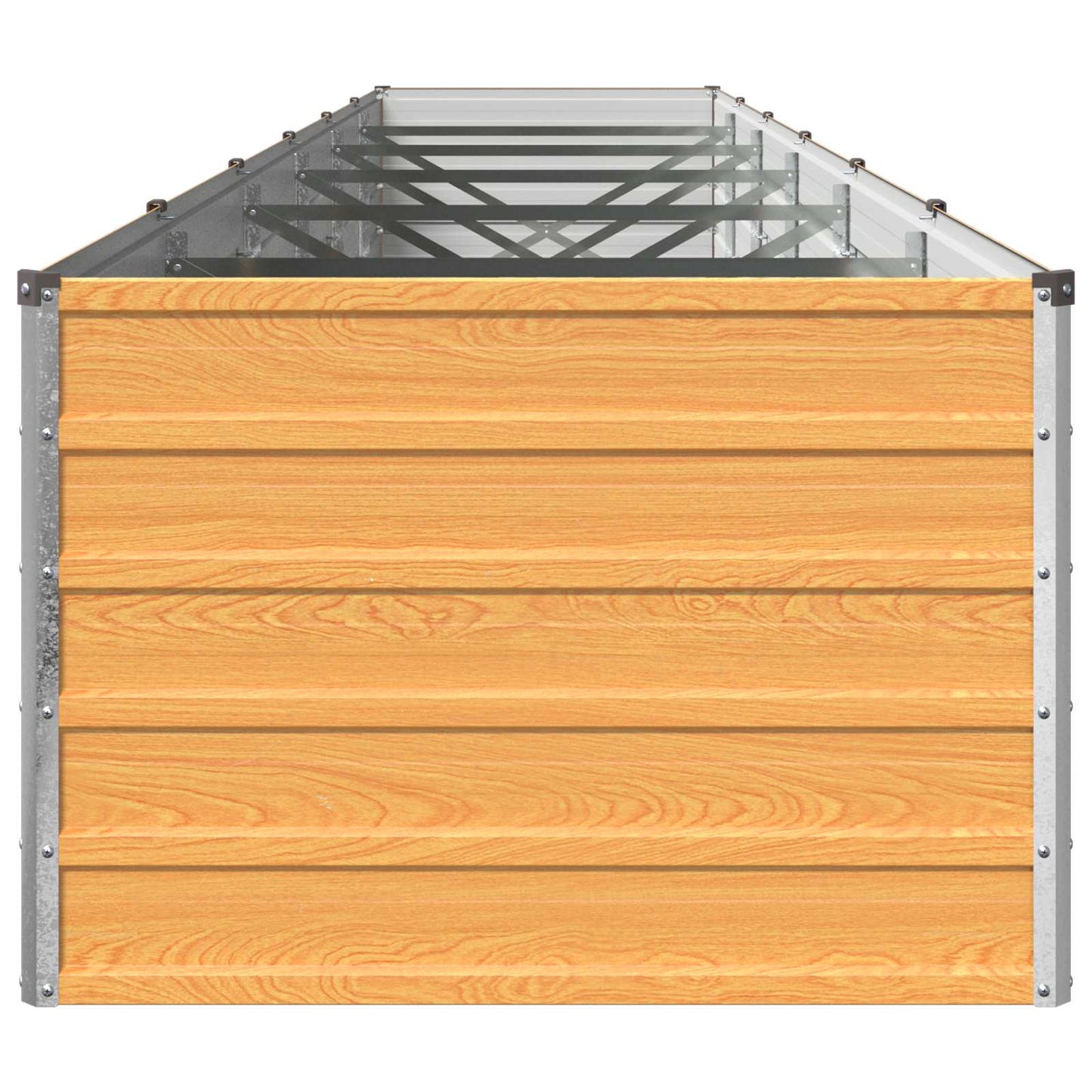 Raised Garden Bed Natural 480 x 80 x 55 cm cold-rolled steel