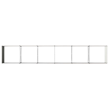 Raised Garden Bed Black 480 x 80 x 55 cm cold-rolled steel