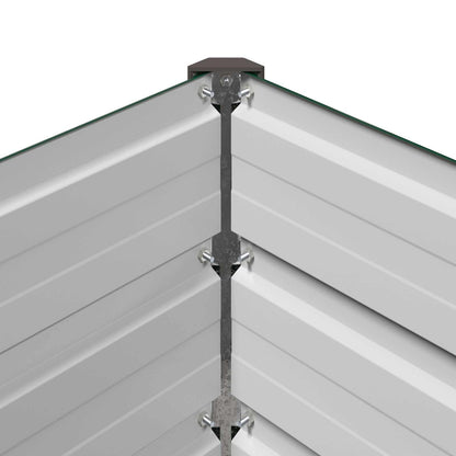 Raised Garden Bed Green 480 x 80 x 55 cm cold-rolled steeel