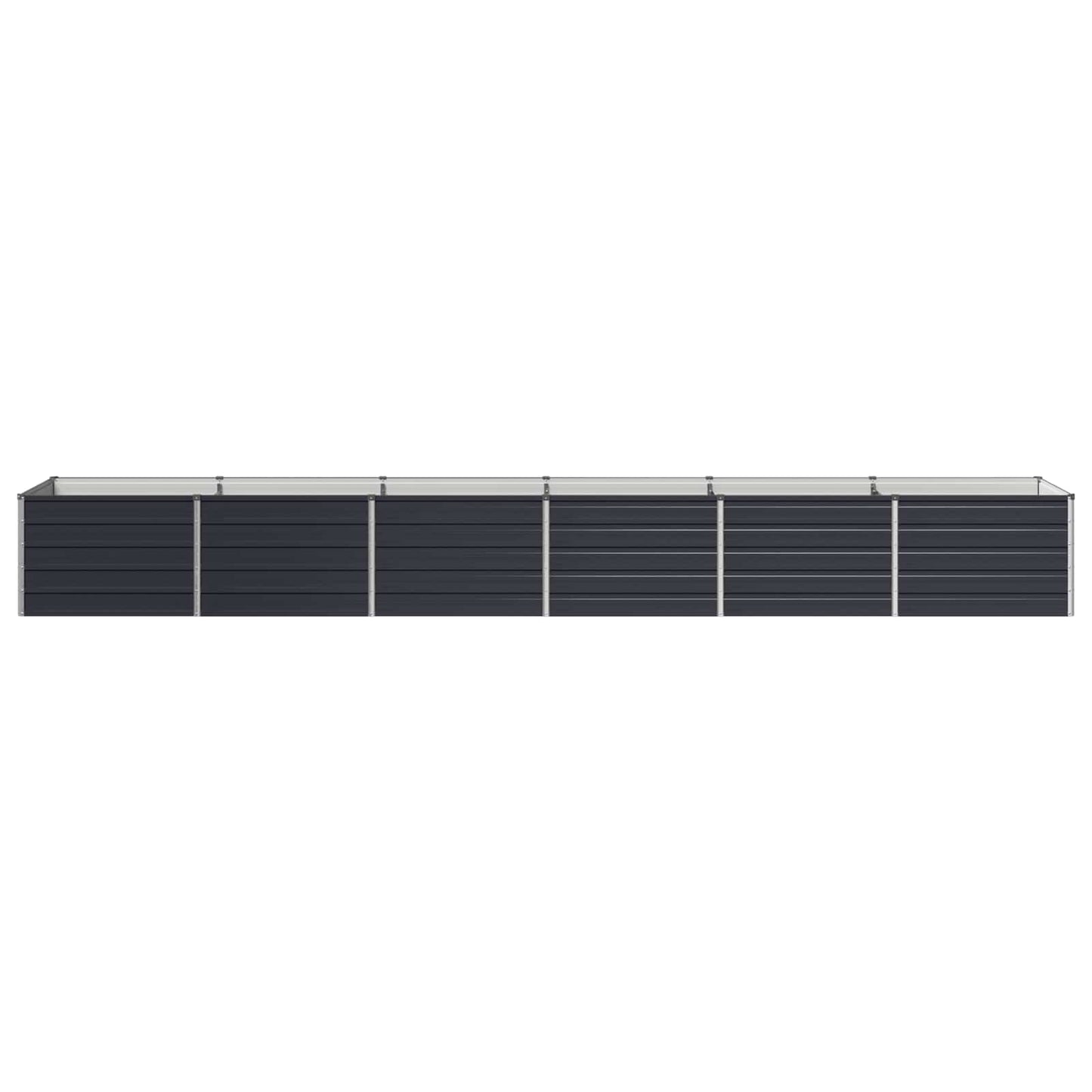 Raised Garden Bed Anthracite 480 x 80 x 55 cm cold-rolled steel
