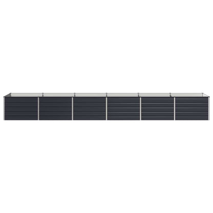 Raised Garden Bed Anthracite 480 x 80 x 55 cm cold-rolled steel
