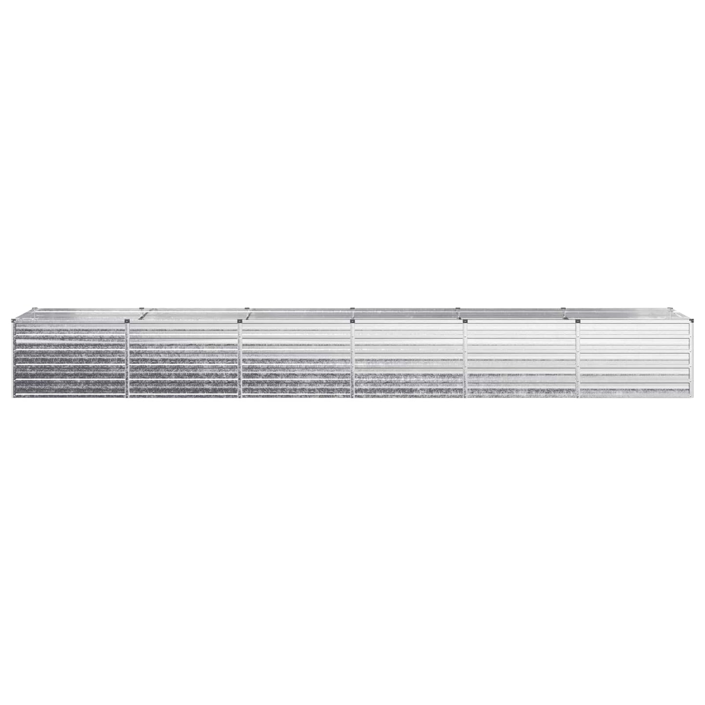 Raised Garden Bed Silver 480 x 80 x 55 cm galvanized
