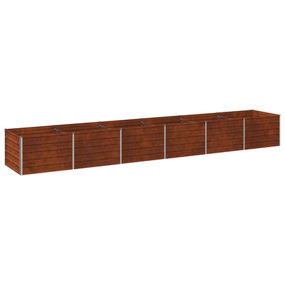 Raised Garden Bed Rusty 480 x 80 x 55 cm corton