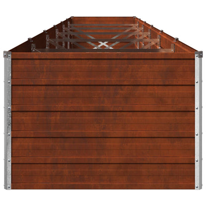 Raised Garden Bed Rusty 480 x 80 x 55 cm corton