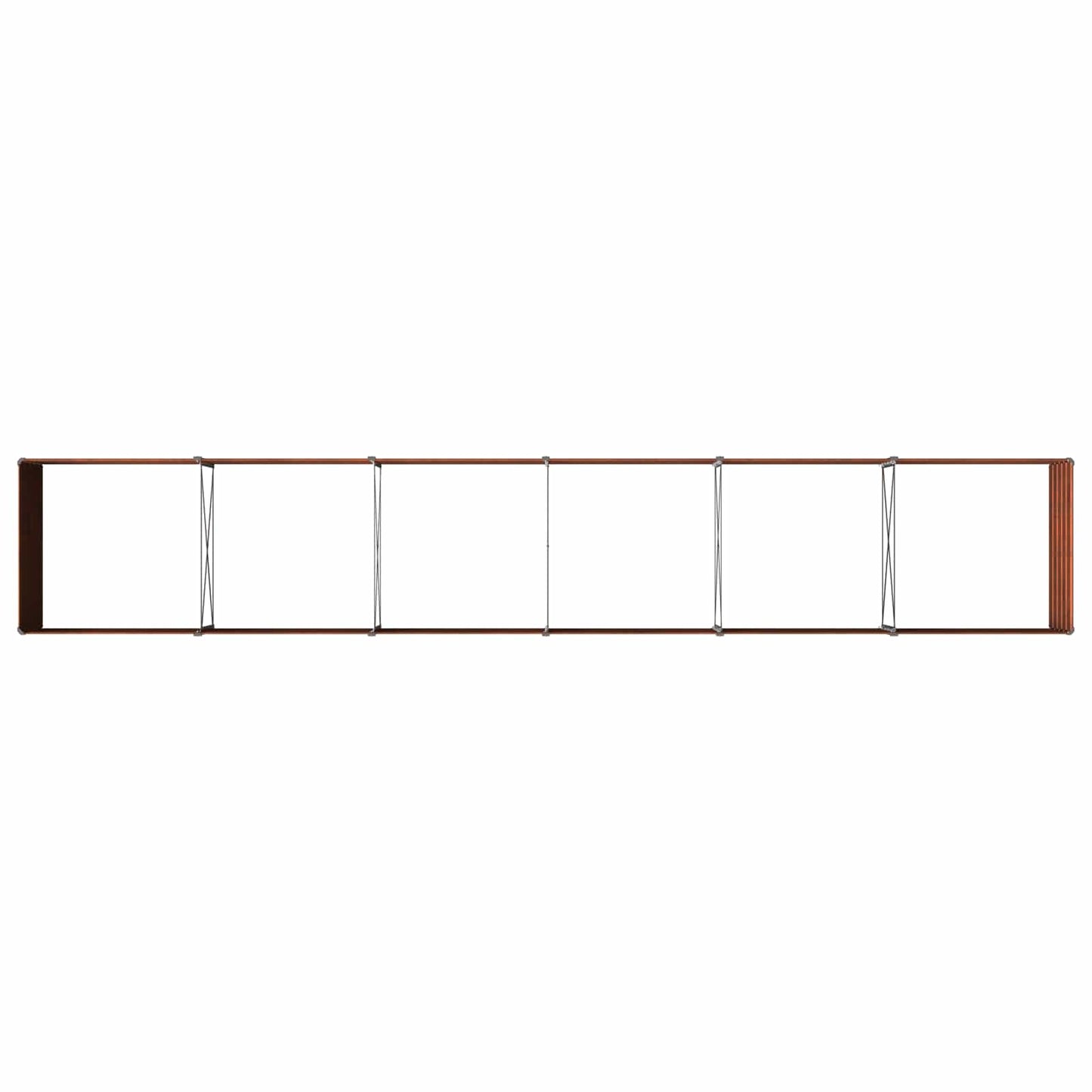 Raised Garden Bed Rusty 480 x 80 x 55 cm corton