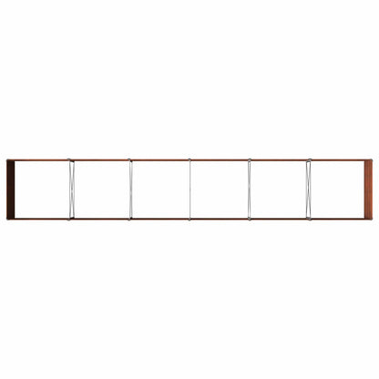 Raised Garden Bed Rusty 480 x 80 x 55 cm corton