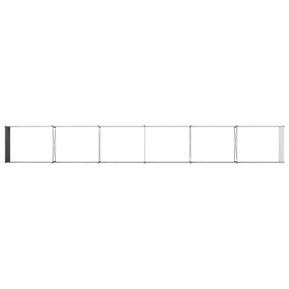 Raised Garden Bed Wood Brown 600 x 80 x 55 cm cold-rolled steel