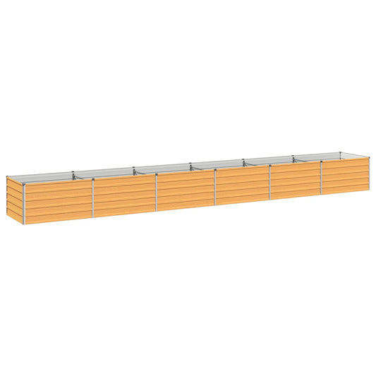 Raised Garden Bed Natural 600 x 80 x 55 cm cold-rolled steel